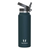 Sparrow Insulated 1.2L Water Bottle with Straw, Jade