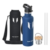 Sparrow Insulated Water Bottle with Straw, 1L Metal