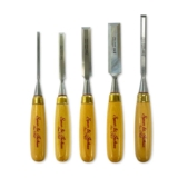 Spear & Jackson SJ5PCSET 5-Piece Professional Wood Chisel Set – Handcrafted in Sheffield, England