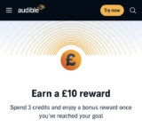 Spend 3 credits and Earn £10 Audible Premium Plus Members Only