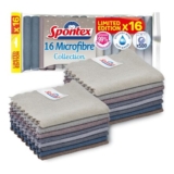 Spontex Microfibre Cleaning Cloths – 8 Pack, 30x30cm – £6.98 S&S