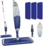 Spray Mop Hardwood Floor Mops for Cleaning – Dry Wet Microfibre Floor Cleaning Mop with 3 Washable Reusable Pads Refills, Wet Spray Mop Refillable Dust Flat Mop for Wood Laminate Tile Floors