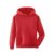 Spring&Gege Youth Solid Pullover Hooded Sweatshirt, Red, 7-8