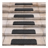 Spurtar Rubber Non-Slip Stair Treads, 65×25 Cm, Pack of 6