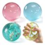 Squishy Fidget Toys, 4-Pack Coconut Oil Stress Balls for Adults