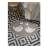 Stacey Solomon Blue & Green Ducks Cotton Bath Mat