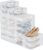 Stackable Shoe Storage Boxes with Lids, Clear Plastic Boot & Shoe Boxes Organiser for Wardrobe Storage, Durable Closet Shoe Organiser System for Trainers, Boots (20PCS)