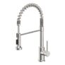 Stainless Kitchen Faucet with Pull-down Sprayer, 2 Modes, 360 Swivel