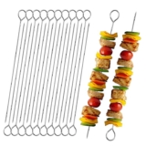 Stainless Steel Reusable Barbecue Kebab Skewer Metal Needles 20PCS 20cm – Sold by RENYAN-DE / FBA