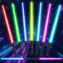 Star Wars Light Up Saber – 7 Colors Retractable LED Sword with Sound, Kids Cosplay Toy for Halloween Birthday Gift (2Pcs)