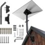 Starlink Gen 3 Mount 360 Adjustable V3 Starlink Wall Mount Starlink Gen3 Pole Mounting Kit with Starlink Gen 3 Pipe Adapter for Gen3 Starlink Internet Kit Satellite
