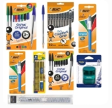 Stationary & Office Sale : e.g Rulers £0.75 I Shapeners £0.90 I Bic Ballpoint (10Pk) £1.45 I Bic 4 colours from £1.50 and more (Clubcard)