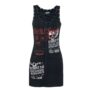 Stay a Little Longer Mini Dress Black by Rock Rebel by EMP