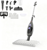 Steam Mop, 12-in-1 Detachable Steam Mops for Floor Cleaning with 2 Pads 15s Fast Heating,Handheld Floor Steamer for Kitchen,Living Room Wood Floor Tile Carpet Cleaning, 180 Swivel Head