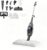 Steam Mop, 12-in-1 Detachable Steam Mops for Floor Cleaning with 2 Pads 15s Fast Heating,Handheld Floor Steamer for Kitchen,Living Room Wood Floor Tile Carpet Cleaning, 180 Swivel Head