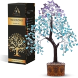 Steine und Kristalle Türkiser Kristall Kristall Ornament, Reiki Geschenke Home Decor Spirituelle, Schütze Dekor, Chakra Kristall Baum Feng Shui Dekor, Baum des Lebens Edelstein