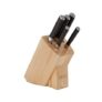 Stellar Poise, 5 Piece Knife Block Set, Wood