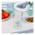 Stemmed Hand Blown Bubble Glass 350ml – Blue