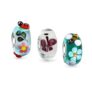 Sterling Silver Core Murano Glass Insect Charm Beads for Bracelet