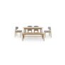Stockholm Extending Dining Set – Light Oak