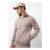 Stone Funnel Neck Zip through Sweatshirt