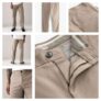 Stone Straight Fit Stretch Chinos Trousers – Straight Fit – Regular/Long – Sizes: 32/38/40/44 – Free Click & Collect