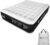 Straame King Size Airbed with Built-in Pump, Inflatable Mattress 203 x 157 x 47 cm, Blow Up Mattress Guest Bed, Self Inflating Camping Mattress with Carry Bag for Home Travel Sleepovers Guests Indoor