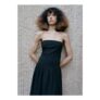 Strapless Dress with Broderie Anglaise Embroidery