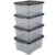 Strata Curve Storage Boxes with Lid Clear 4 x 10L / 2 x 30L – £9 / 3 x 24L / 1 x 100L – £9.33 – Free C&C
