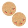 Strawberry Embroidered Jute Placemat 2pk