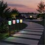 Streetwize Solar Stake Lights – Colour Changing 4-Pack