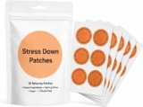 Stress Down Kind Adaptogenic Wellness Patches with Ashwagandha Holy Basil Botanical Blend Daily Emotional Wellness Support Vegan Plant-Based Patches 30 Count