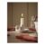 Striped Dinner Candle Holder – Cinnamon