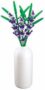 Stuban Building Block Flower Set, Purple Lavender with Vase, Creative Life Bricks, 42.5 cm Height, M38-B1101-14