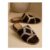 Suede Raffia Sandals