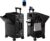 Suitcase Carry-on Luggage Spring-Summer Travel Airline Approved with TSA Lock 360 Wheel PC Hard Shell and Aluminum Frame Pressure-Resistant (Black, 24)