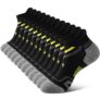SukModen Ankle Running Socks for Men, Performance Anti-Blister Trainer Socks, Moisture Wicking Cotton – Sold by SukModen Direct / FBA