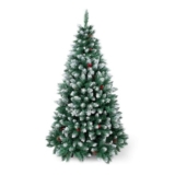 SunJas Artificial Christmas Tree, PVC, 120cm, 390pints