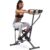 Sunny Health & Fitness Smart Row-N-Ride Squat Machine Foldable Upright Trainer