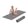 Sunny Health & Fitness Yoga Mat, Firm, Portable, Blue