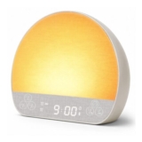 Sunrise Alarm Clock with 30-Min Wake-up Light and White Noise