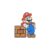 Super Mario Kids Wall Clock – Multicoloured