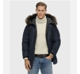 Superdry Mens Original & Vintage Parka Coat, Midnight Camo, Size S-M – Sold by Superdry