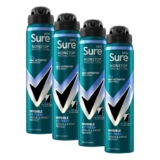 Sure Men Invisible Ice Fresh Nonstop Protection leaves no white marks or yellow stains on clothes pack of 4 £6.84 s&s