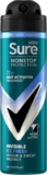Sure Men Nonstop Protection Invisible Ice Fresh Anti-Perspirant Aerosol Deodorant Spray with Body Heat Activated Technology £1.99 S&S