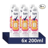 Sure Women FIFA World Cup 2026 Bright Bouquet Deodorant Spray 200ml X6