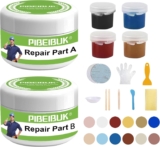 Surface Repair Kit for Tubs, Tiles, Countertops – Fixes Chips, Cracks, Scratches, Holes (Fiberglass, Porcelain, Stone, Acrylic)