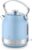 Swan 1.7L Retro Traditional Kettle, Rapid Boil, Removable Limescale Filter, 360 Degree Base, 3KW, Stainless Steel (Blue) – S&S £34