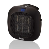 Swan Plug-In Fan Heater with 12 Hour Timer, LED Display and Overheat Protection, 700W, Black, SH27010N