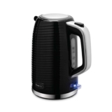 Swan Wave Cordless Kettle, Fast Boil, Boil Dry Protection and Automatic Shut-Off, 360. Black / cream